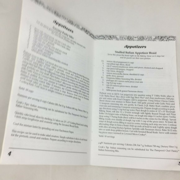 The Pampered Chef Seasons Best Recipe Collection Cookbook 1999 Fall Winter - Picture 3 of 7